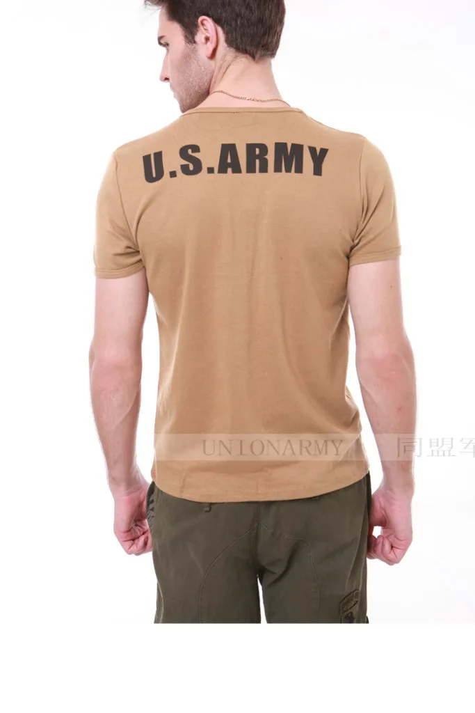 Летняя футболка в стиле милитари эластичная быстросохнущая дышащая хлопковая с