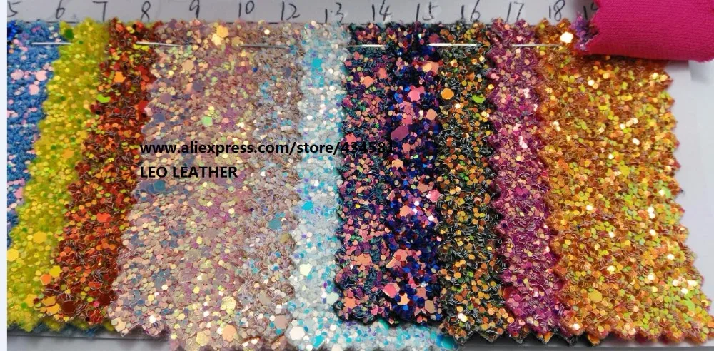 Искусственная кожа Leo Leather искусственная блестящий бриллиантовый зернистый