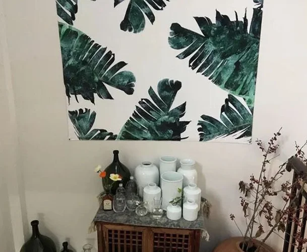 150*130 см Классическая лист ткань гобелен многофункциональный ткани таблице стены