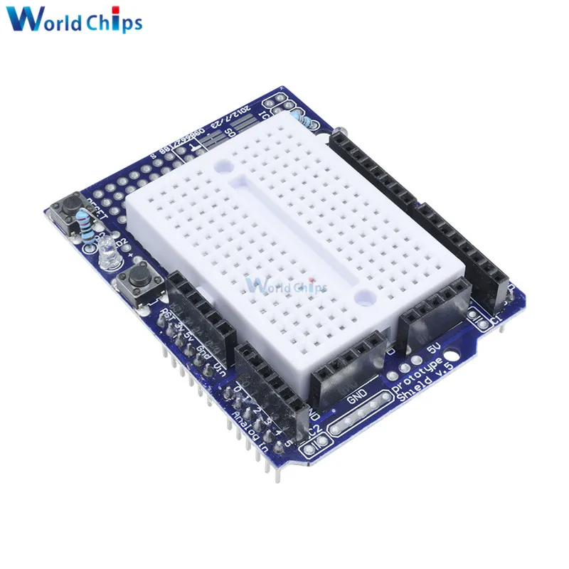 Proto Shield прототип Плата расширения SYB-170 мини пайки макет для Arduino UNO R3 MEGA328P ATMEGA328P ProtoShield One