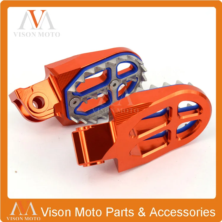 ЧПУ Заготовка MX подножки подставки педали для KTM EXC SX SXF XCF SMR 125 250 300 450 85 525 Мотокросс