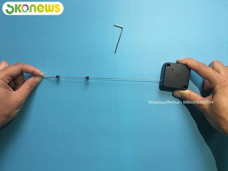 50 шт Мобильный телефон манекен безопасности дисплей выдвижной recoiler товар