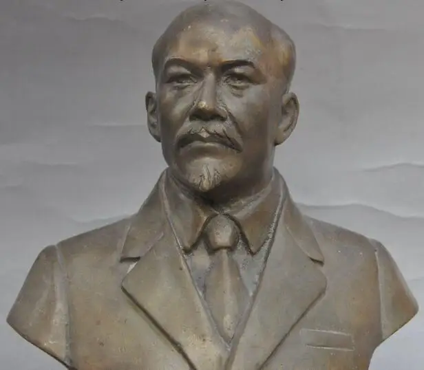 S1200 китай Бронза Советский России Великий Революционный лидер Ленин бюст Статуя