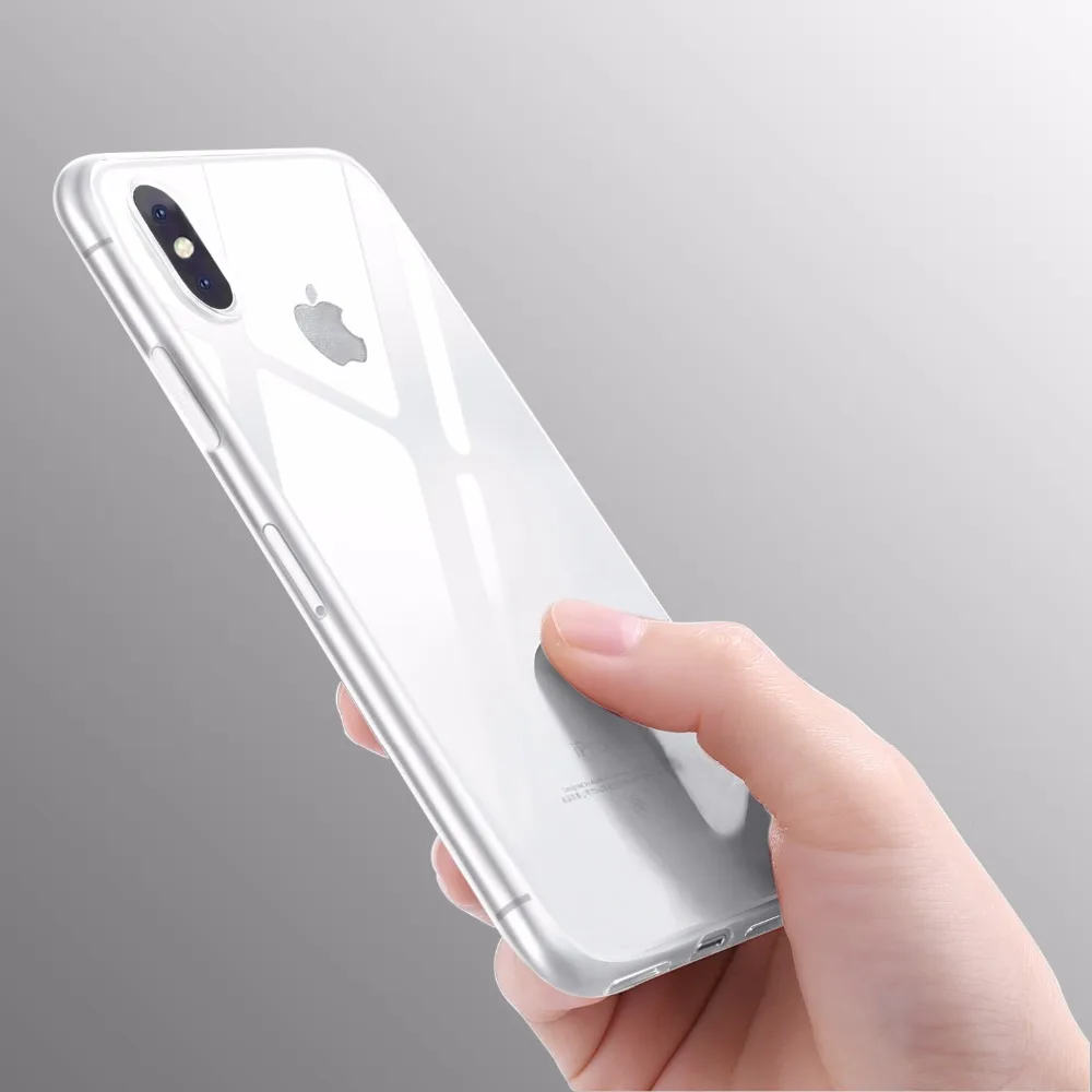 TPU Case for iPhone X Ultra Thin Soft Silicone Transparent Cover 6 6s 7 8 Plus Cases Phone |