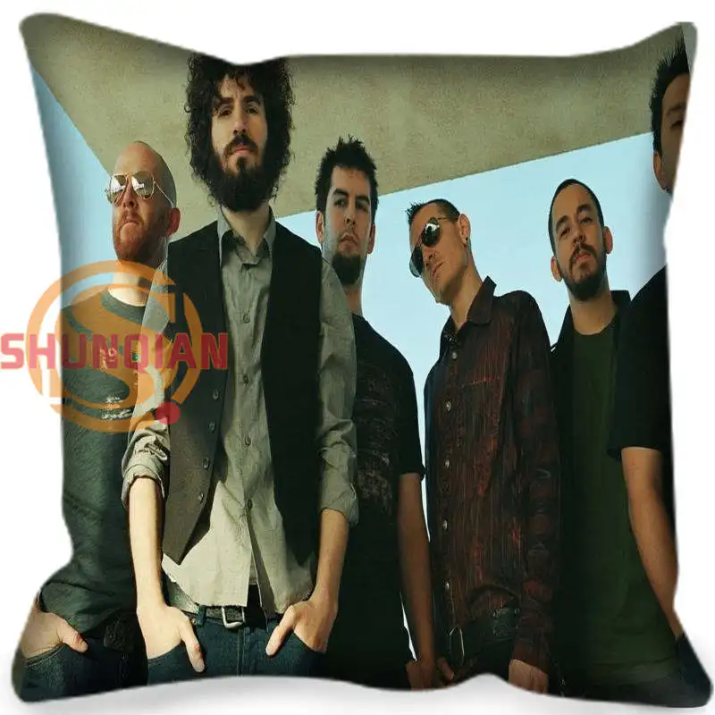 Заказная наволочка Linkin Park квадратная на молнии для спальни наволочки для дома 1 шт. на заказ 40x40 см - Цвет: 8