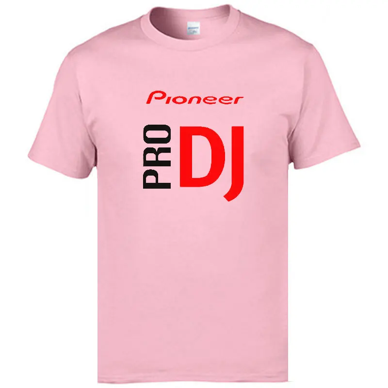 Брендовая Футболка мужская Новая мода Pioneer DJ PRO с буквенным принтом модные футболки с круглым вырезом Мужская футболка с коротким рукавом - Цвет: 10