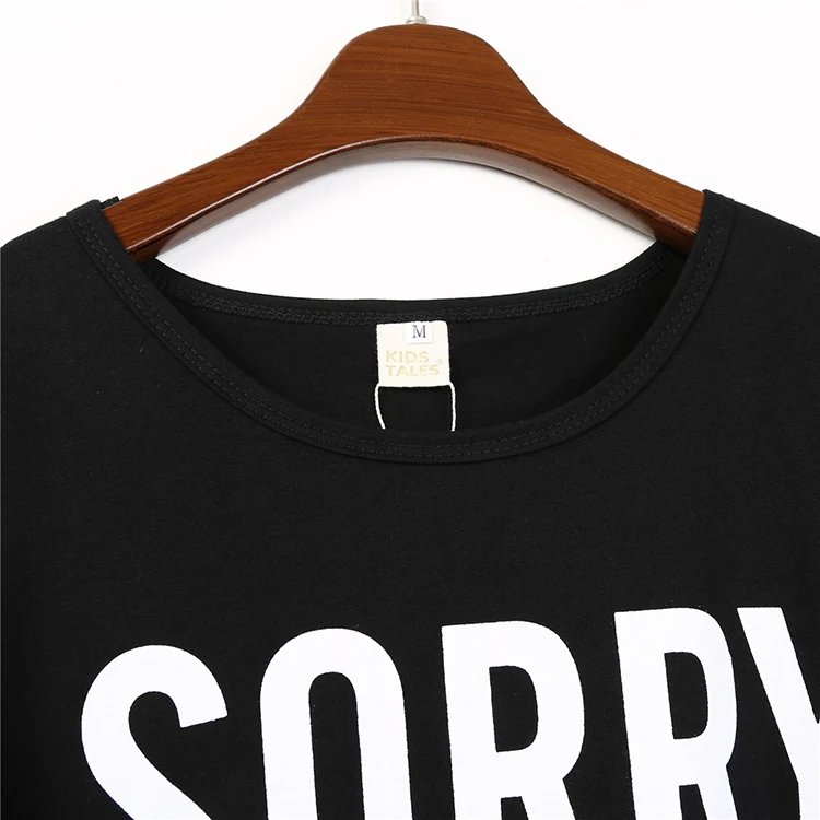 2020 Семейный комплект осенняя футболка с длинным рукавом и принтом