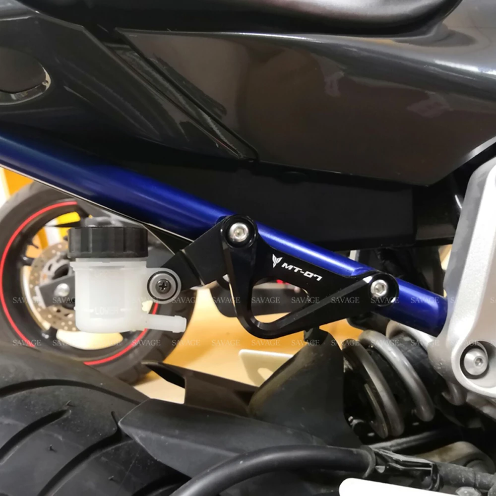 ЧПУ задняя подставка для ног для YAMAHA MT-07 MT07 MT 07 FZ-07 FZ07 FZ 07- CNC аксессуары для мотоциклов