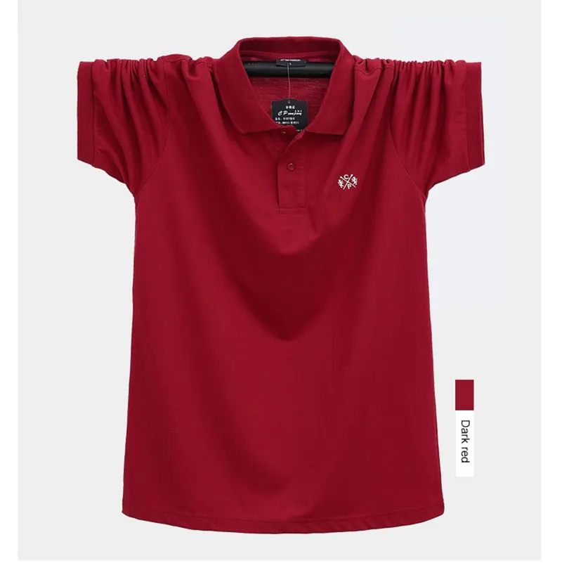 URSPORTTECH, брендовая мужская рубашка поло, 5XL, 6XL, летние хлопковые рубашки поло с коротким рукавом, повседневные модные рубашки поло, Hommes размера плюс