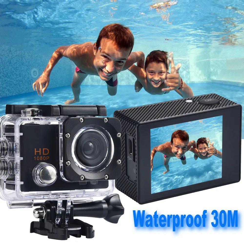 Спортивная водонепроницаемая камера HD 1080P видеорегистратор DV видеокамера