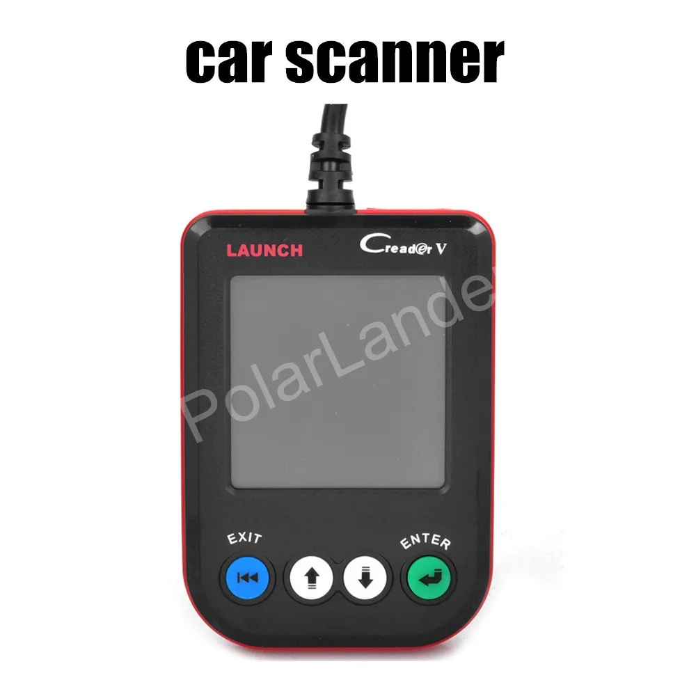 Лучшие цены высокое качество ЗАПУСК CReader V OBDII EOBD Code Reader Бесплатный Обновление