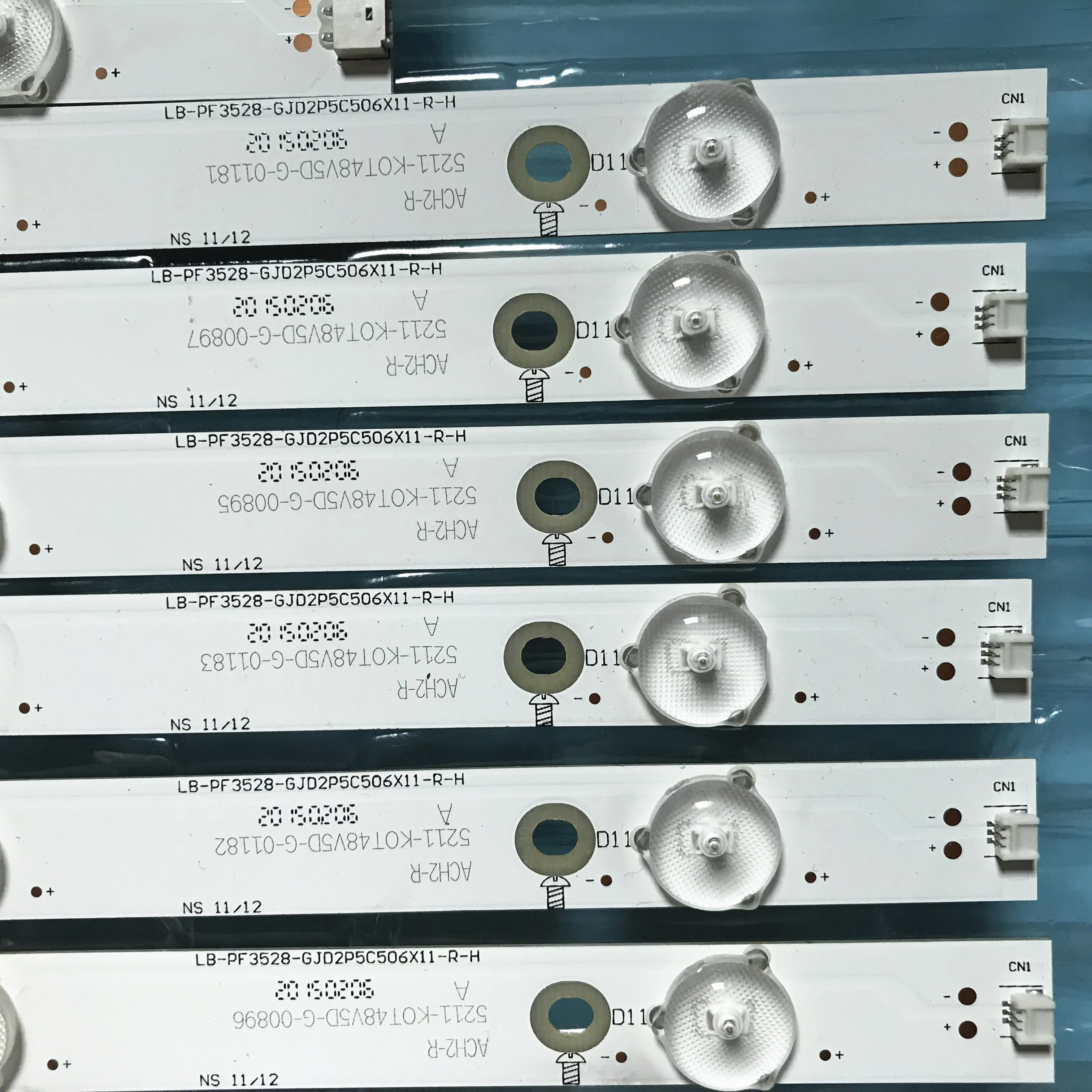 1 комплект = 12 шт. светодиодная подсветка для LE50D1452 T5002S 50PFF3655/T3 LD50V02S
