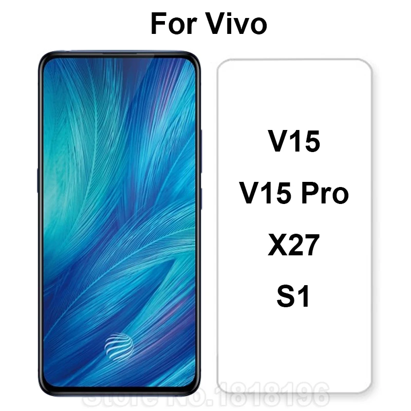 Стеклянная пленка для смартфона Vivo S1 V15 закаленное стекло для vivo V15 Pro Защитная пленка для переднего ЖК-экрана для Vivo X27