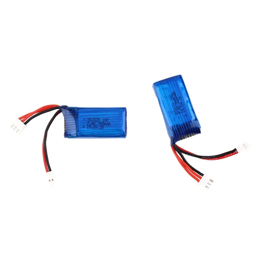 2 шт./лот 7 4 в 250 мАч 20C 2S Losi Micro SCT 1/24 аккумулятор с короткой картой для мини-пульта