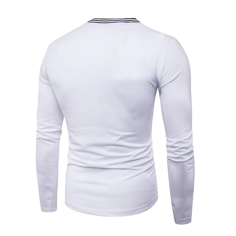 Модный бренд Для мужчин с вышивкой футболки полета Цвет полосатый воротник