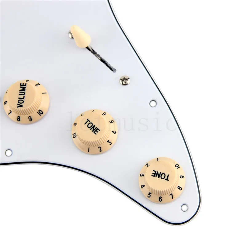 Загруженная Проводная накладка на электрогитару 3 слоя белого цвета | Спорт и