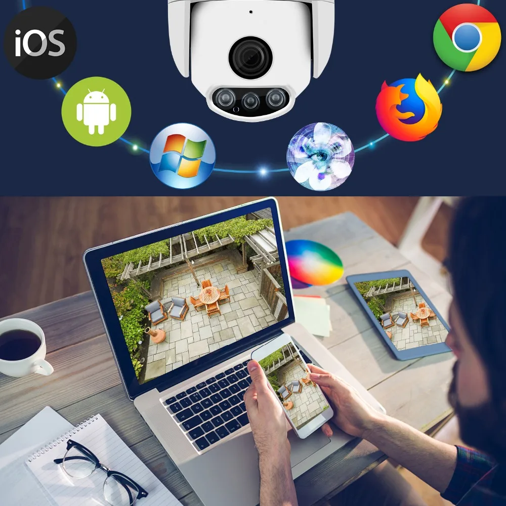 1080P Wifi PTZ ip-камера двухсторонняя аудио 5X оптический зум Автофокус Объектив 2MP Беспроводная CCTV ip-камера Открытый P2P Onvif CamHi App