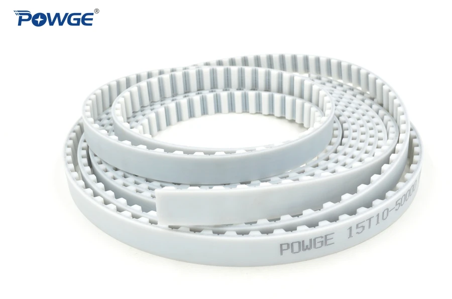 Открытый синхронный ремень POWGE Trapezoid PU T10 ширина 15/20/25/30/40/50 мм полиуретан сталь T10-15