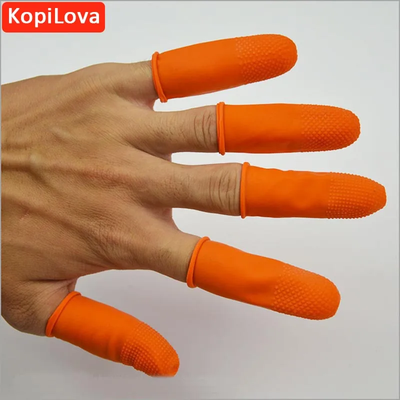 Противоскользящие антистатические перчатки для пальцев KopiLova 100 шт./упак. защиты