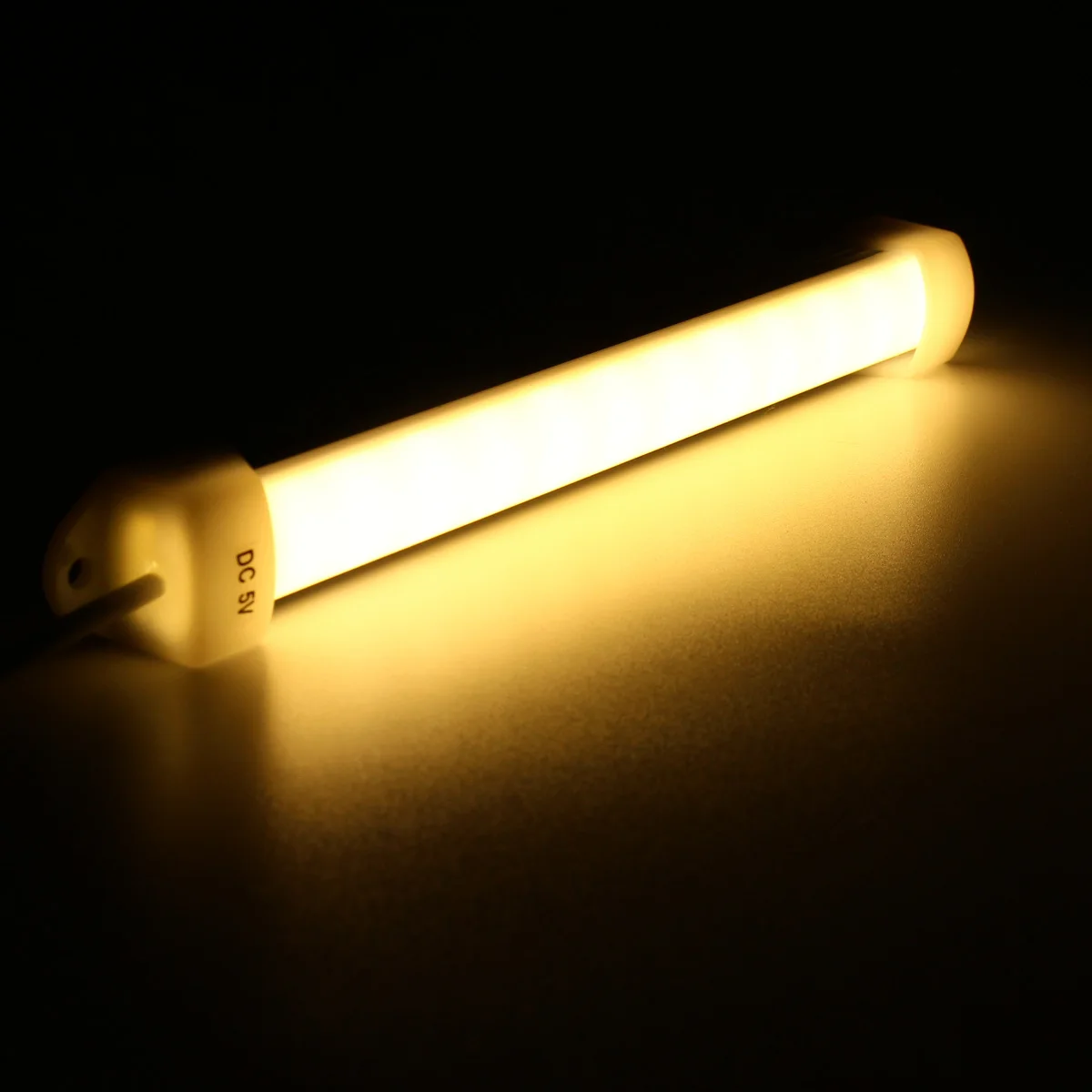 Warm white Smuxi 18 см Портативный USB 5V 14 светодиодный светильник полосы 5630 SMD жесткий полосу бар светильник трубки светильник с лампой переключатель вкл./выкл. 3 Вт - Испускаемый цвет: Warm white