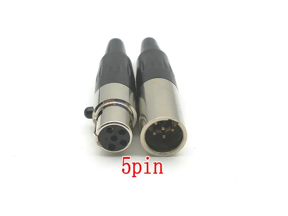 100 шт. XLR 3 контактный 4 5 6 штекер/гнездовой разъем переходник оптовая