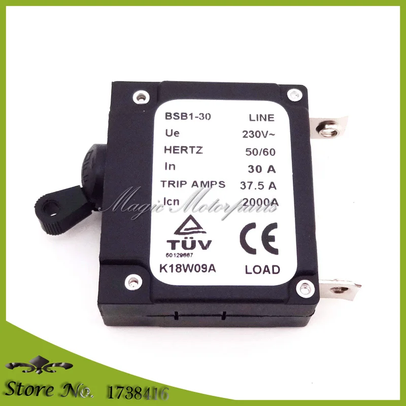 BSB1 30 In 230V AMP генератор автоматический выключатель 37 5 A Trip Amps 2000A 50 60 Hertz