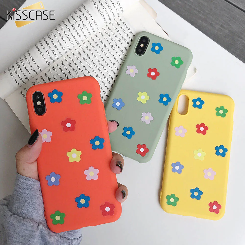 KISSCASE Цветной силиконовый чехол для телефона iPhone 7 XS MAX XR 6S 8 6 Plus 5 5S SE мягкий TPU