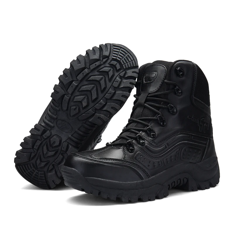 High-top Outdoor Hiking Shoes Men's Non-slip Wear Cross-country Sports Climbing Breathable Walking | Спорт и развлечения
