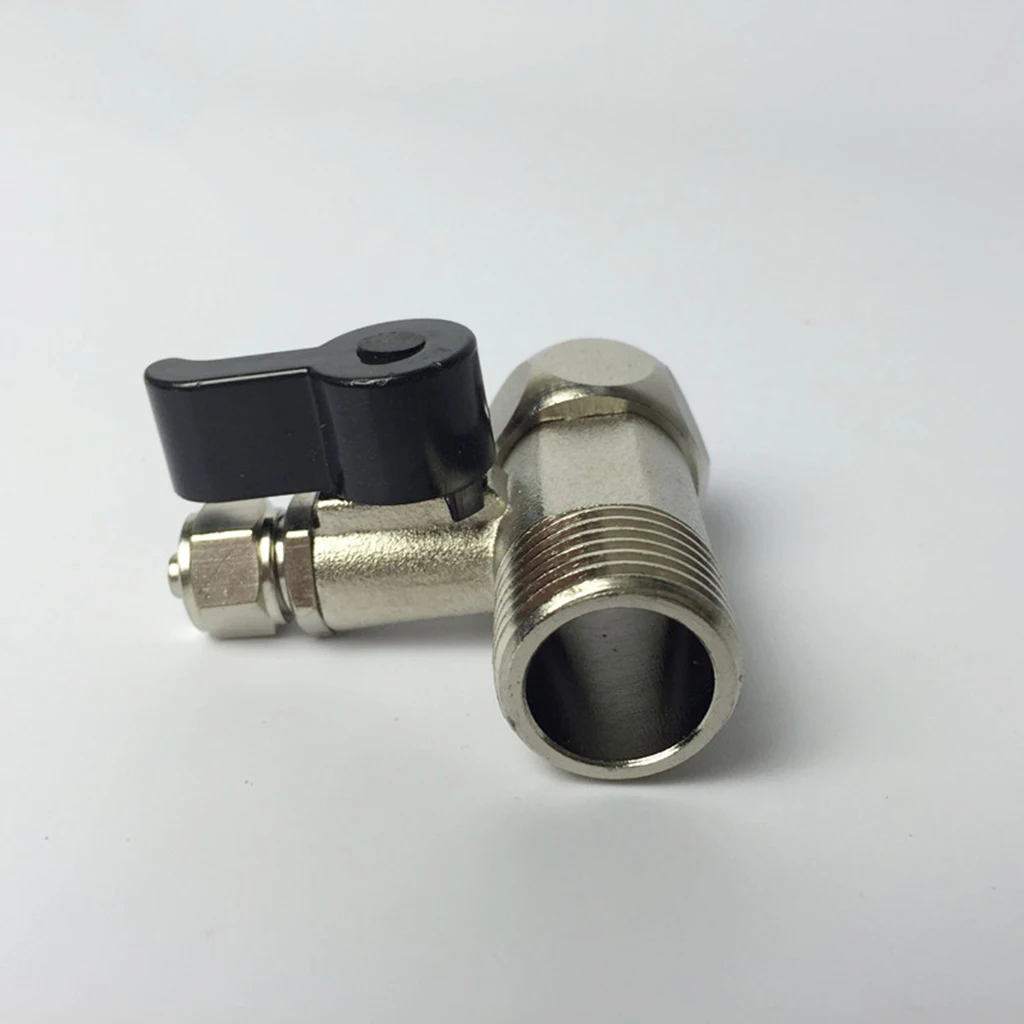 Шаровой кран с никелированным покрытием 1/2 &quotдо 3/8&quot выключатель тройник