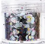 10-10g jar 50g/bag Chunky Glitter Nail Sequins Iridescent Flakes Ultra-thin Colorful Mixed Paillette Festival Glitter Cosmetic Face Glitter - Цвет: 10-10g jar
