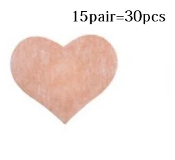 15 pairs Женские накладки на соски, самоклеющиеся наклейки на бюстгальтер, невидимые наклейки на грудь, силиконовые накладки на грудь - Цвет: 15 pairs