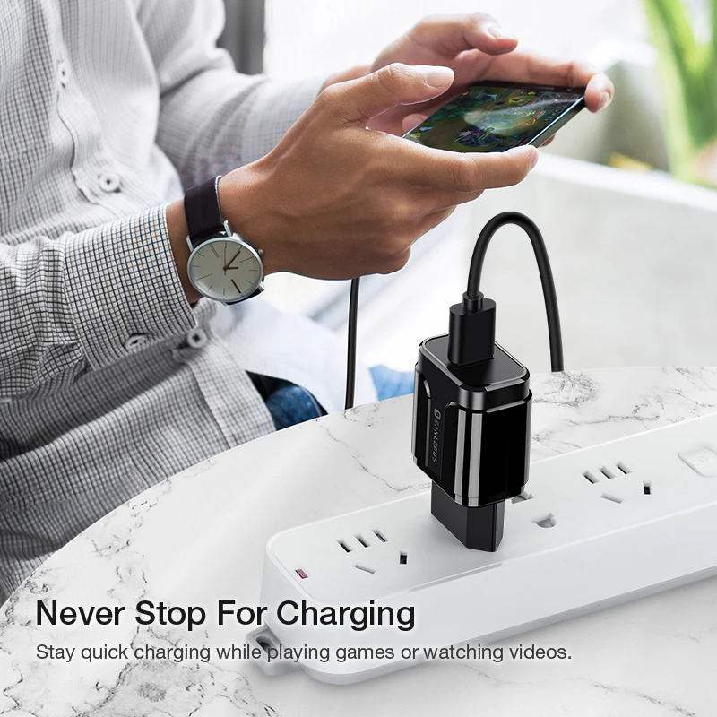 SANLEPUS 18 Вт USB зарядное устройство Quick Charge 3,0 быстрое настенное зарядное устройство для мобильного телефона QC3.0 для iPhone x 8 7 iPad samsung s9 s8 Xiaomi huawei