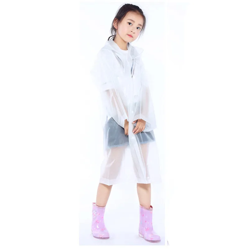 Детский плащ 1 шт. переносные многоразовые плащи Детские дождевые пончо для От 6