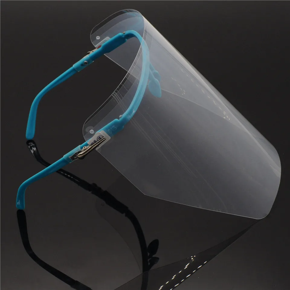 Dentistry Adjustable Full Face Shield with CLEAR Detachable Visor Wear on Eyes