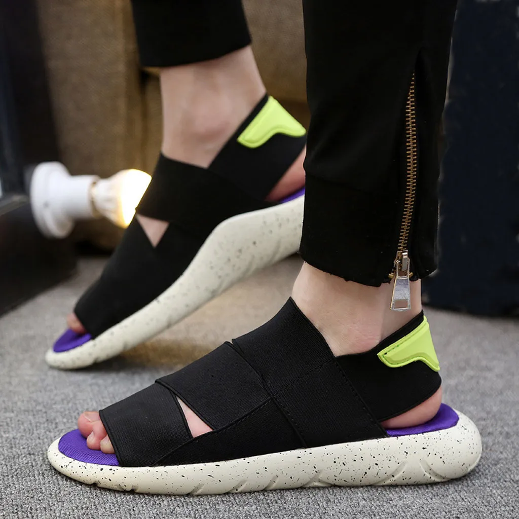 SAGACE/мужские сандалии летняя Мужская дышащая обувь для прогулок пляжные