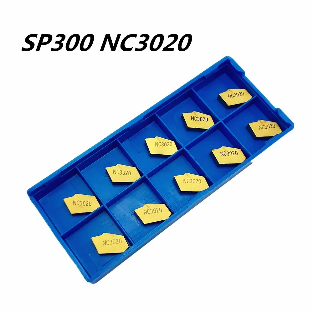 

20PCS Turning tool SP300 NC3020 3mm high quality carbide blade metal turning tool SP300 lathe tools CNC parts and slotting tool