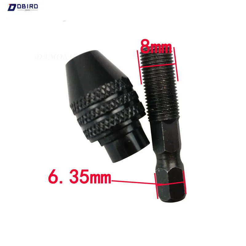 Универсальный Зажимной патрон без ключа для вращающихся инструментов Dremel 0 3 2 мм