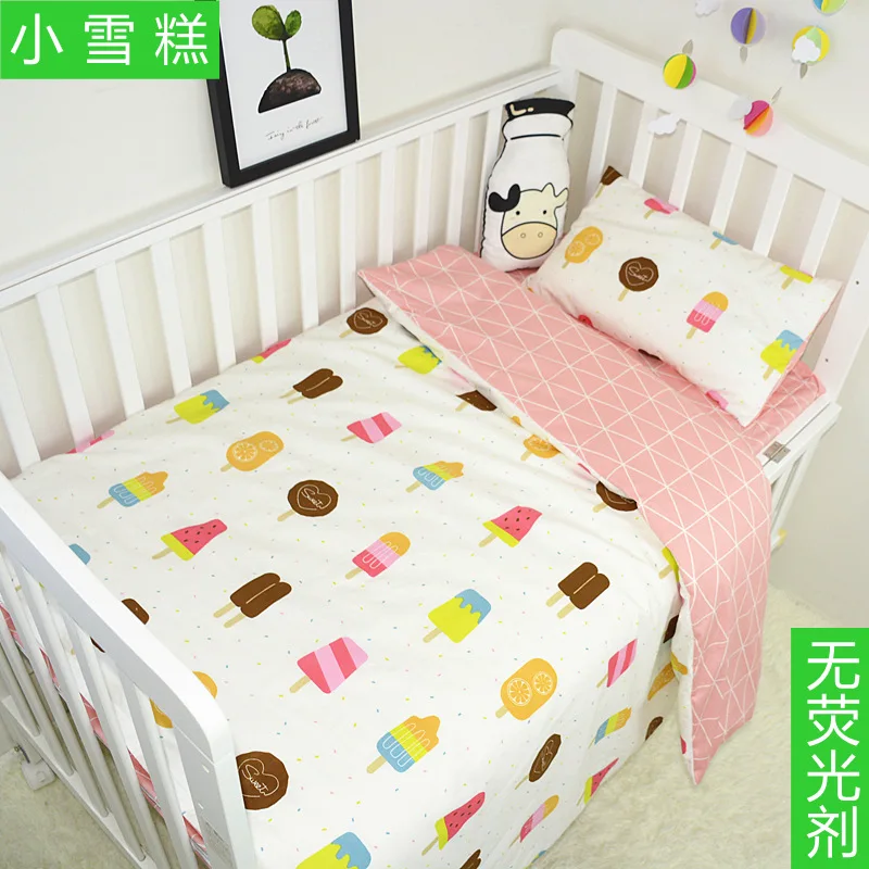 Комплект постельного белья из 3 предметов для малышей хлопковый комплект