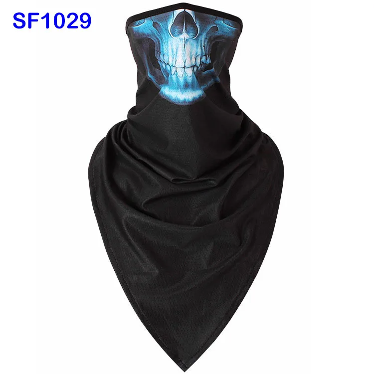 SF1029 WildSurfer плюс треугольные Braga Cuello походные шарфы для верховой езды дышащие полулицевые маски черепа велосипедная Лыжная бандана для рыбалки FJ37 - Цвет: SF1029