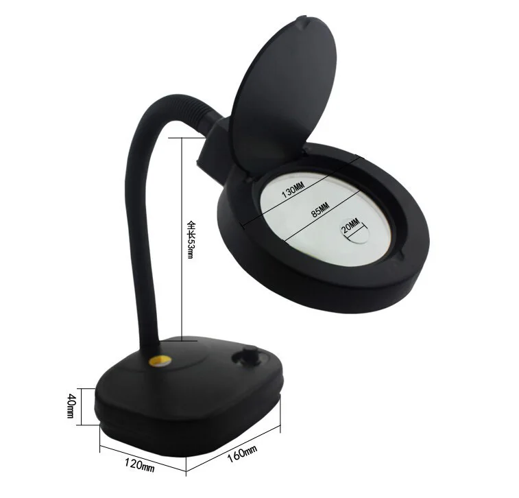 BST-208l электронный балласт регулируемый Яркость лупы лупа Настольная лампа