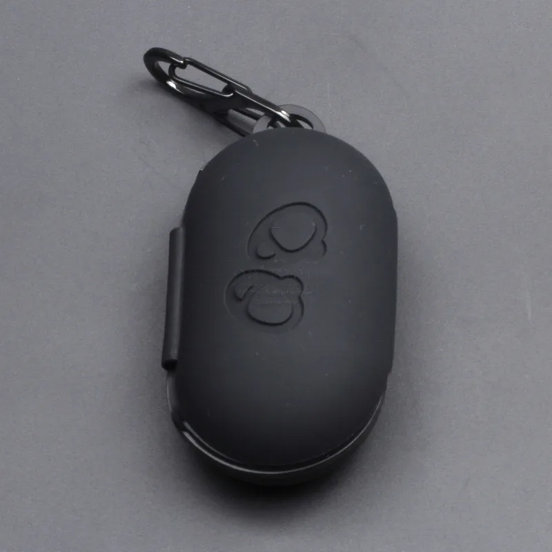 Black Новинка, матовый Мягкий силиконовый чехол для samsung Galaxy Buds, чехол для зарядки, беспроводные Bluetooth наушники, защита - Цвет: Black