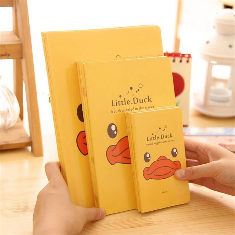 5 шт./партия милый мультяшный карман маленькая Желтая утка блокнот креативный