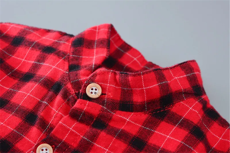 Baby boys spring clothing set newborn baby cotton plaid shirt+jeans pants 2pcs gentleman suit for toddler casual sets |