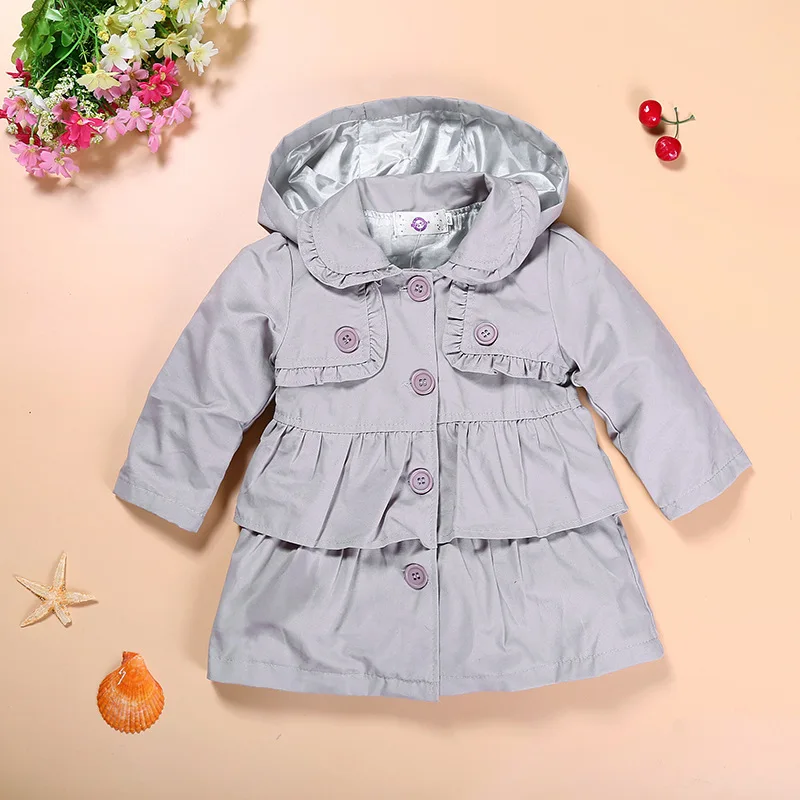 2020 New Style Baby Girls Jacket Children High Quality Outerwear Autumn Child Coats Kids Hooded Windbreaker | Детская одежда и
