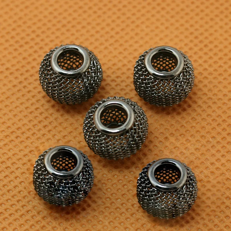 Nice Beads 10x12mm 6pcs Large Hole Mesh Net Metal Spacer For DIY Women Bracelet Jewelry Making | Украшения и аксессуары