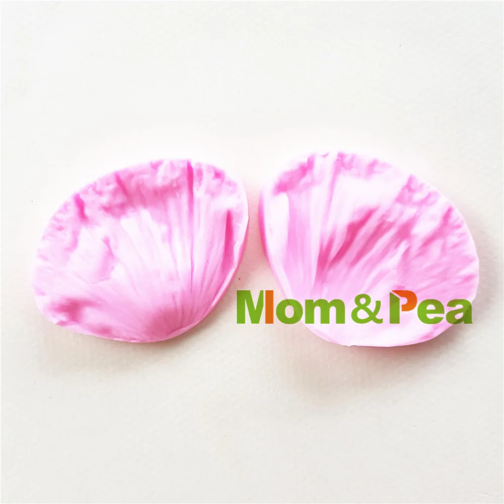 1086 Бесплатная доставка силиконовая пресс форма Mom & Pea в виде лепестков украшение