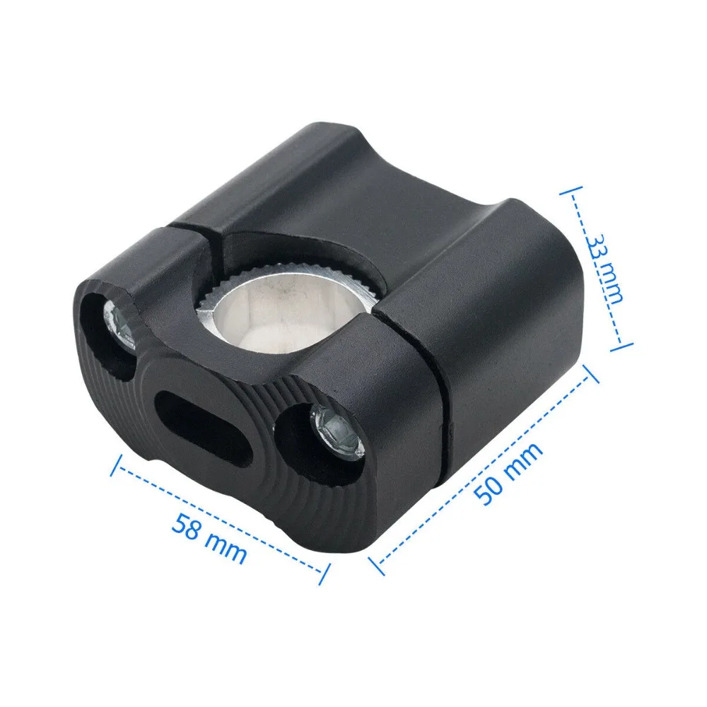 2x 7/8 &quotУниверсальный зажим для бара Riser Taper руль мотоцикла алюминия|Руль