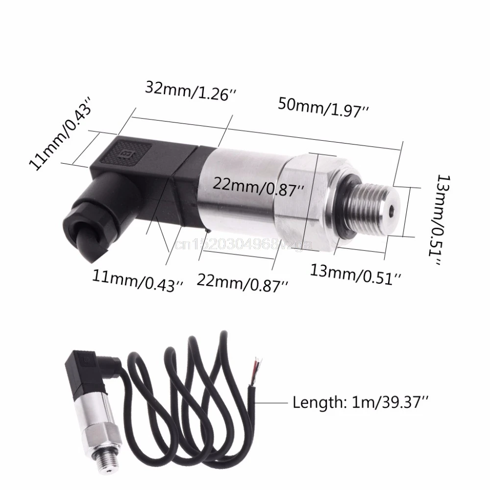 Датчик давления 0 10bar 9 32VDC G1/4 4 20mA 0.5% F22 дропшиппинг|pressure transmitter|pressure transmitter