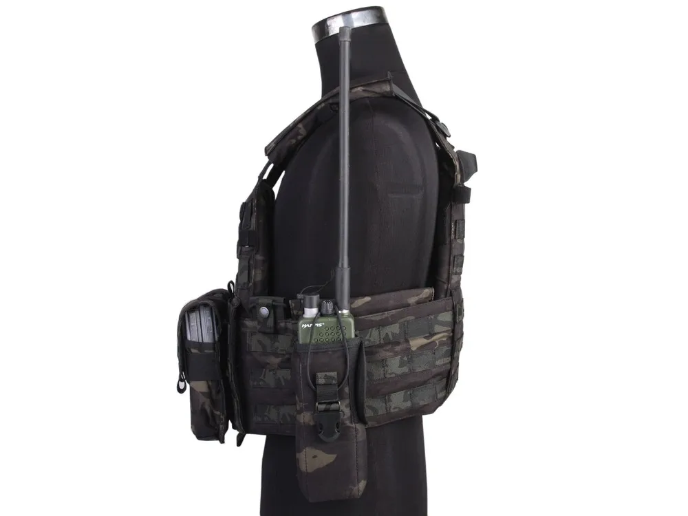 Emerson gear LBT 6094, тактический жилет, бронежилет с 3 карманами, охотничий страйкбол, военная Боевая Экипировка EM7440 AOR, хаки Мандраг