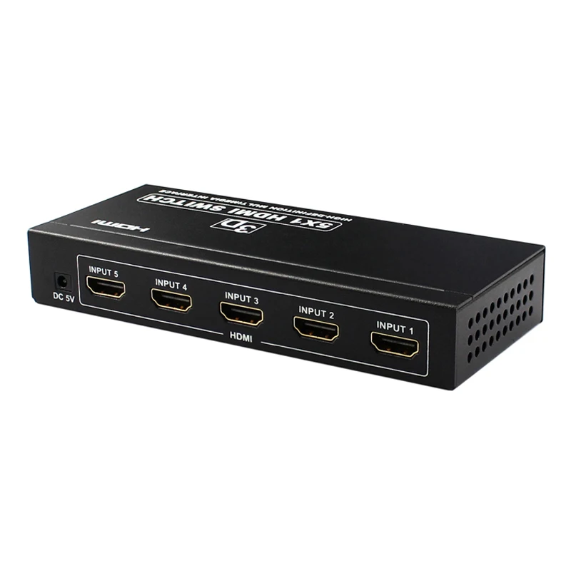 Коммутатор HDMI 5X1 5 портов hdmi 4K x 2K для различных источников с ИК беспроводным